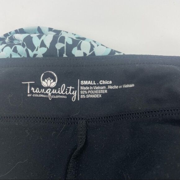 Tranquility Athletic Skort‎ Leaf Print Activewear Skirt  Shorts Liner Pickleball - Picture 4 of 4